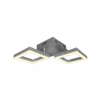 V-TAC 16W LED mennyezeti lámpa - szürke - 3000K - 7006