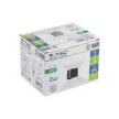 V-TAC 6W led fali lámpatest kerek, szürke 4000K - IP65 - 7092
