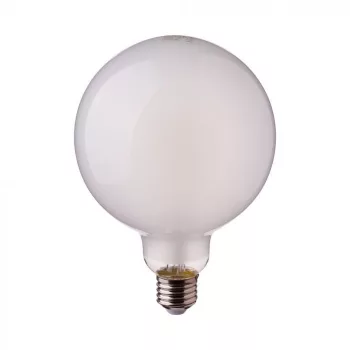   V-TAC Opál LED izzó filament COG  E27 G125 7W 6400K nagygömb - 7190