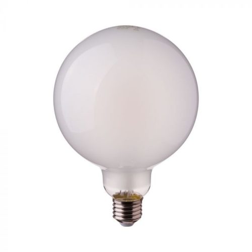 V-TAC Opál LED filament COG lámpa E27 G125 7W 6400K nagygömb - 7190