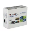 V-TAC 20 x 0.5W LED Fényfüzér 10m 20 izzó EU RGBY - 7438