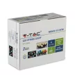V-TAC 20 x 0.5W LED Fényfüzér 10m 20 izzó EU 6000K - 7440