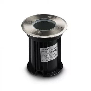 V-TAC Talajlámpa GU10 foglalattal - kör alakú IP65 - 7515