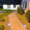 V-TAC Talajlámpa GU10 foglalattal - kör alakú IP65 - 7515