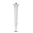 V-TAC Reflektor tartó tüske fehér színű 35 x 150 mm - 7534