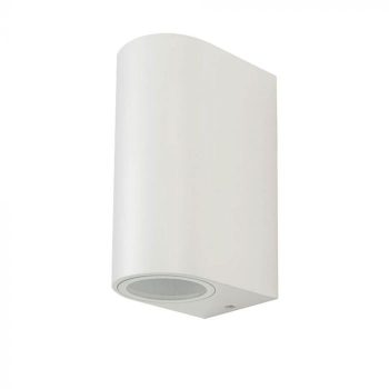   V-TAC Falra szerelhető tartó kerek fehér 2 irányú IP44 - 7542