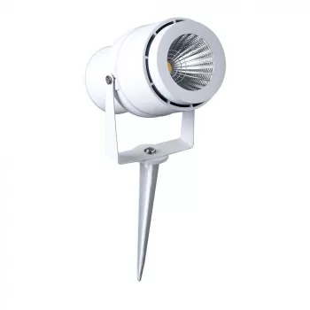   V-TAC LED 12W leszúrható kerti lámpa - fekete - ZÖLD - 7549