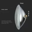 V-TAC LED spotlámpa medence lámpa  távirányítóval PAR56 8W 12V 120° RGB IP68 kör - 7558
