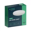 V-TAC LED mennyezeti lámpatest, fehér 18W 6500K IP44 - 76171