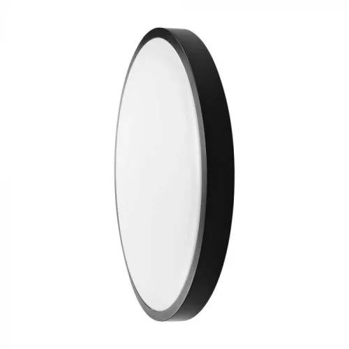V-TAC LED mennyezeti lámpatest, fekete, kör alakú 36W 3000K IP44 (SAMSUNG CHIP) - 76391-24