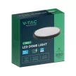 V-TAC LED mennyezeti lámpatest, fekete, kör alakú 36W 3000K IP44 (SAMSUNG CHIP) - 76391-24