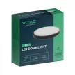 V-TAC LED mennyezeti lámpatest, fekete 36W 3000K IP44 - 76391