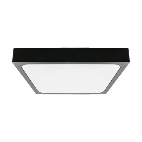 V-TAC LED mennyezeti lámpatest - fekete - 18W 4000K IP44 - 7643