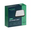 V-TAC LED mennyezeti lámpatest - fekete - 24W 3000K IP44 - 76451