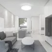V-TAC LED mennyezeti lámpa 18W 3000K IP44 mikrohullámú mozgásérzékelővel, fehér, kör - 76591