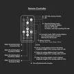 V-TAC LED mennyezeti lámpa 18W 4000K IP44 (SAMSUNG CHIP) Mikrohullámú mozgásérzékelővel, Fekete, Négyzet - 76721-24