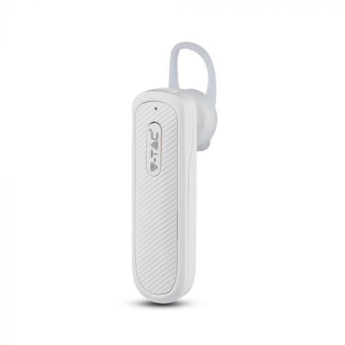 V-TAC Bluetooth-os headset 70mAh fehér - 7701
