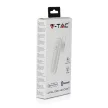 V-TAC Bluetooth-os headset 70mAh fehér - 7701