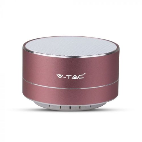 V-TAC Bluetooth hangszóró 3W 400mAh - rozé arany - 7715