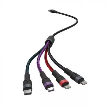 V-TAC 1,2M 4 az 1-ben USB kábel - 7748
