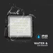V-TAC 20W LED napelemes (SOLAR) reflektor távirányítóval 120° 6400K fekete házas  - 7827