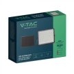 V-TAC 20W LED napelemes (SOLAR) reflektor távirányítóval 120° 4000K fekete házas  - 7828