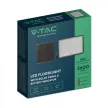 V-TAC 30W LED napelemes (SOLAR) reflektor távirányítóval 120° 6400K fekete házas  - 7829