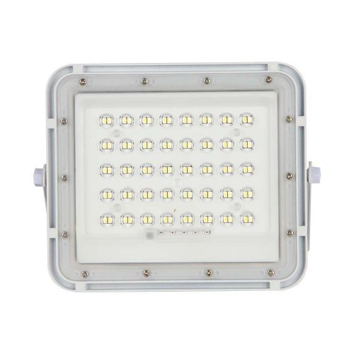 V-TAC 6W LED napelemes (SOLAR) reflektor távirányítóval 120° 6400K fehér házas  - 7839