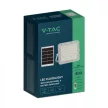 V-TAC 8W LED napelemes (SOLAR) reflektor távirányítóval 120° 6400K fehér házas  - 7841