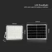 V-TAC 20W LED napelemes (SOLAR) reflektor távirányítóval 120°6400K fehér házas  - 7845