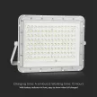 V-TAC 20W LED napelemes (SOLAR) reflektor távirányítóval 120°6400K fehér házas  - 7845
