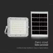V-TAC 20W LED napelemes (SOLAR) reflektor távirányítóval 120°6400K fehér házas  - 7845