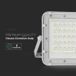V-TAC 20W LED napelemes (SOLAR) reflektor távirányítóval 120°6400K fehér házas  - 7845