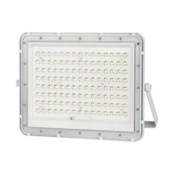   V-TAC 30W LED napelemes (SOLAR) reflektor távirányítóval 120° 4000K fehér házas  - 7848