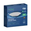 V-TAC Süllyeszthető kör alakú MINI LED panel 6W CCT 3in1 (Cree Chip) - 78586
