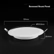V-TAC Süllyeszthető kör alakú MINI LED panel 6W CCT 3in1 (Cree Chip) - 78586