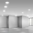 V-TAC Süllyeszthető kör alakú MINI LED panel 6W 3000K - 7858