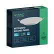V-TAC Süllyeszthető kör alakú MINI LED panel 18W 3000K (SAMSUNG CHIP) - 78641