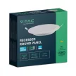 V-TAC Süllyeszthető kör alakú MINI LED panel 18W 6500K (SAMSUNG CHIP) - 78661