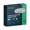 V-TAC Falon kívüli kör alakú LED panel 24W 4000K (SAMSUNG CHIP) - 78801