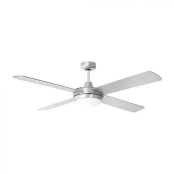  V-TAC 60W Mennyezeti ventilátor 2xE27 foglalattal távirányítóval RF vezérléssel 4db lapáttal - 7918