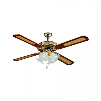   V-TAC 55W Mennyezeti ventilátor 4xE27 foglalattal 4db lapáttal - 7921
