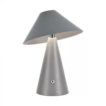   V-TAC 3W LED Tölthető Asztali lámpa - 1800mAh - szürke - 7949