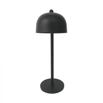   V-TAC 3W LED Tölthető Asztali lámpa - 1800mAh - fekete - 7985