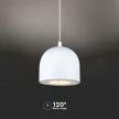 V-TAC LED Függeszték lámpa 8.5W Érintő kapcsolóval - fehér - 3000K - 7996