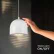 V-TAC LED Függeszték lámpa 8.5W Érintő kapcsolóval - fehér - 3000K - 7996