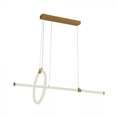 V-TAC 16W LED dizájn függeszték - arany - 3000K - 8023