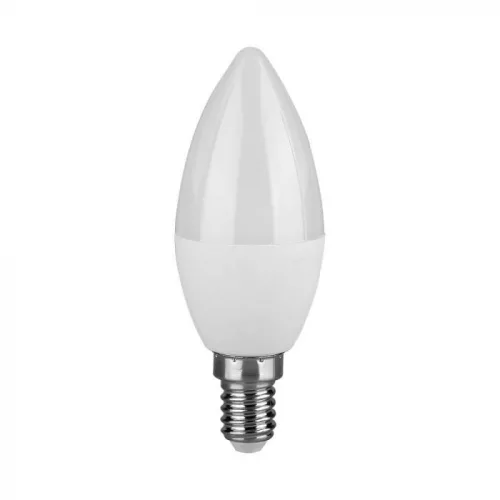 V-TAC LED izzó  E14 C37 3.7W 180° 3000K gyertya - 8040
