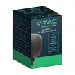 V-TAC Fekete LED izzó filament COG E27 4W Váza forma nagy gömb - 8056