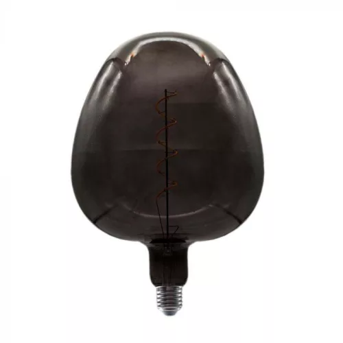 V-TAC Fekete LED izzó filament COG E27 4W Nagy gömb - 8064